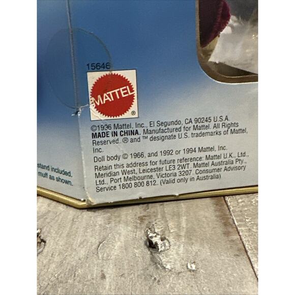 Mattel 1996 Happy Holidays Barbie Doll Special Edition Collectors Item New - Picture 9 of 12